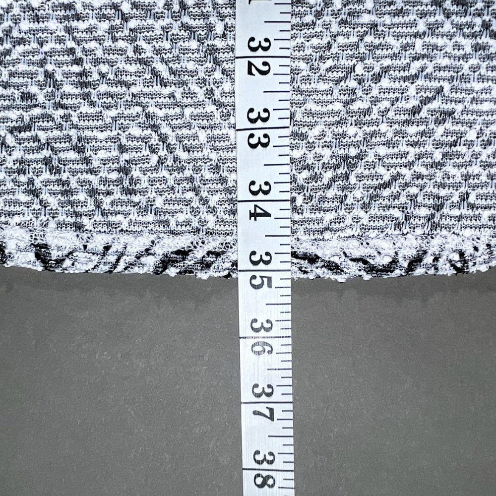 Travelers by Chico's B/W Zebra Print Jacket Sheer Open‎ Front Size 3 or US 16 - Picture 15 of 16